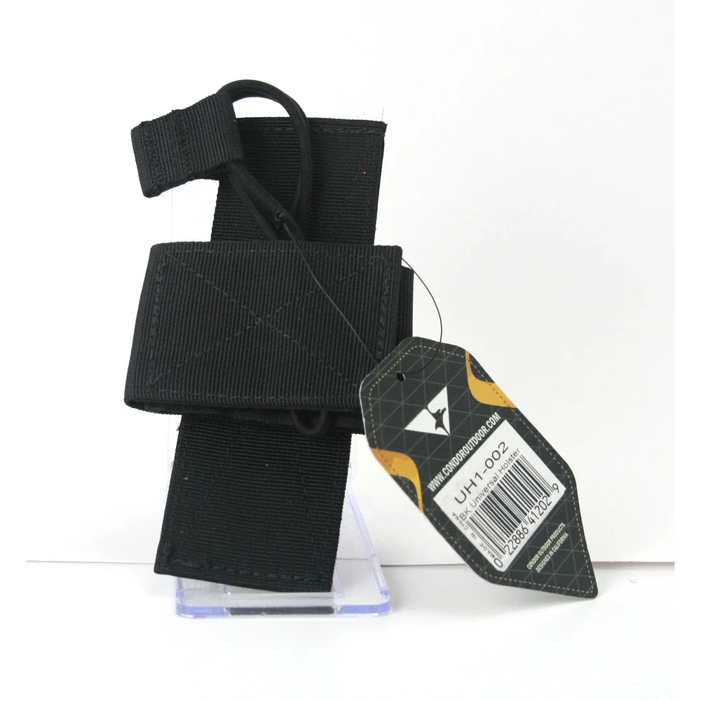 Condor UH1-002 BK Universal Holster Black Tactical Hook and Loop Modular Pouch